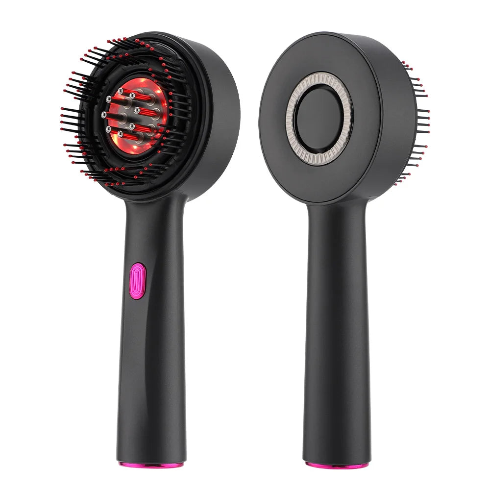 Blue & Red Light Therapy/ Hair Growth/ Scalp Massage Brush