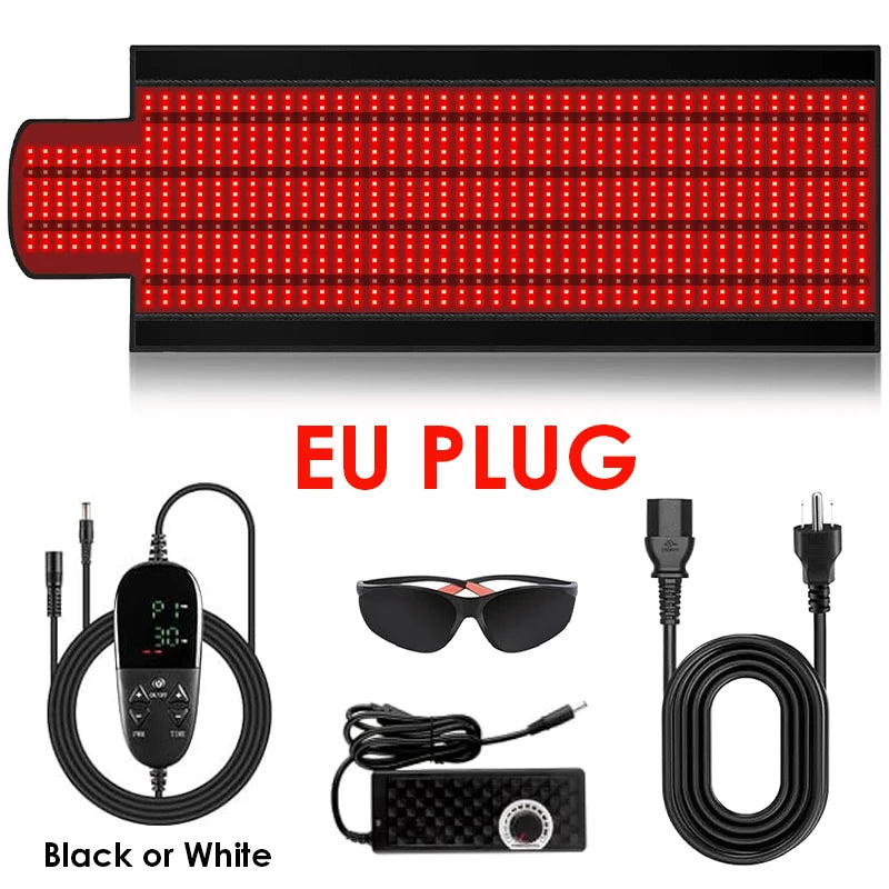 KEMOKO New Red Light Therapy Pads 1370 LEDs 660&850nm Near Infrared Light Therapy Pads Large Pads for Whole Body Treatment